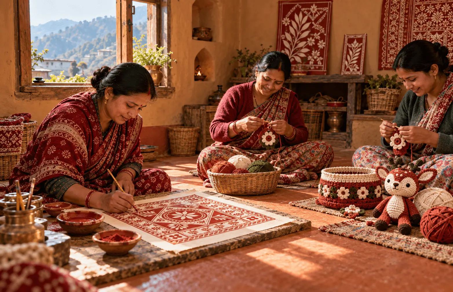 Handmade work from PahadiKala artisans