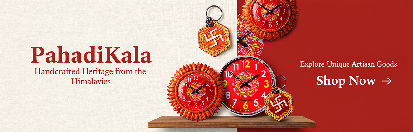 Authentic Pahadi Aipan Art and Himalayan Handicrafts