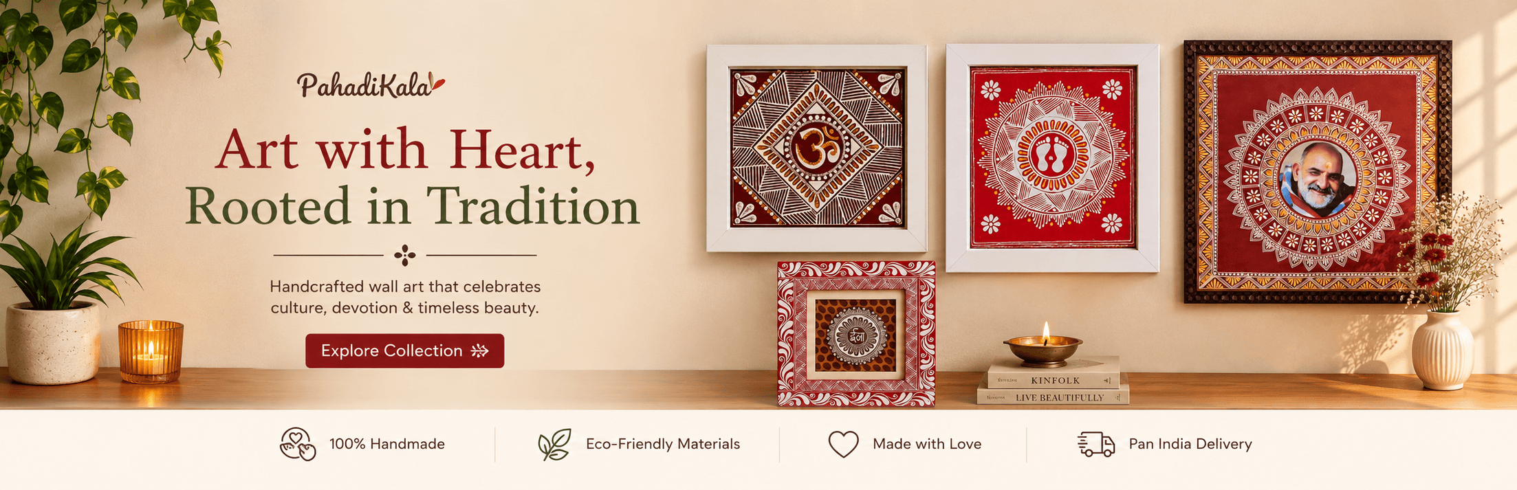 Authentic Pahadi Aipan Art and Himalayan Handicrafts