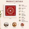 Swastik Aipan Art Wall Frame 15x15 cm | Traditional Aipan Decor