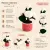 Handmade Crochet White Rose Flower Pot 15 cm | Desk Décor Gift