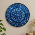 Handmade Evil Eye Protector Mandala Wall Art | 18 Inch