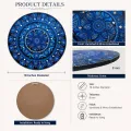 Handmade Evil Eye Protector Mandala Wall Art | 18 Inch