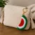 Handmade Crochet Watermelon Keychain | 6 cm Acrylic Wool Charm