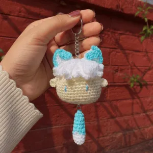Handmade Amigurumi Crochet Keychain | Cute Bag Charm 13 cm | PahadiKala