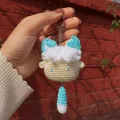 Handmade Amigurumi Crochet Keychain | Cute Bag Charm 13 cm