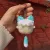 Handmade Amigurumi Crochet Keychain | Cute Bag Charm 13 cm
