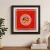 Handmade Aipan Art Framed Wall Painting | Traditional Folk Art Décor