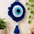 Handmade Crochet Evil Eye Charm Hanging 10.5 Inch | Nazar Protection Decor