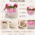 Personalized Crochet Name Pouch Bag Handmade Floral Bag 18x18 cm