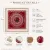 Handmade Shiva Mandala Aipan Art Glass Frame 25x25 cm | Spiritual Wall Decor