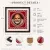 Neem Karoli Baba Aipan Art Glass Frame 25x25 cm | Spiritual Wall Decor