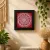 Aipan Mini Frame Handmade Traditional Wall Decor | 4x4 Inch Art Frame