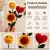 Handmade Crochet Flower Bouquet Set of 3 | Sunflower, Daisy & Heart Flowers