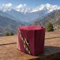 Handcrafted Pahadi Aipan Art Cap | Traditional Uttarakhandi Cap Online