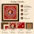 Neem Karoli Baba Aipan Art Glass Frame | Handmade Wall Decor