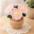 Handmade Crochet Sunflower Pot | Cute Desk Décor