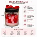 Heart Wax Melt Candle Jar | Handmade Scented Candle Gift
