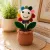 Handmade Crochet Smiley Flower Pot for Desk & Home Décor | 15cm