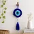 Handmade Crochet Evil Eye Wall Hanging 25 cm | Blue Nazar Battu Decor
