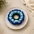 Handmade Crochet Evil Eye Scrunchie | Soft Hair Tie 10 cm