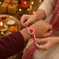 Handmade Crochet Cute Woolen Flower Rakhi with Soft Thread 4 combo set| 20cm