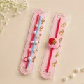 Handmade Crochet Flower Rakhi Set of 3 | Soft Wool Rakhi 20cm | PahadiKala
