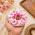 Handmade Crochet Blush Pink Scrunchie | Soft Wool Hair Tie for Women & Girls | 10cm