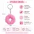 Handmade Crochet Donut Keychain | Cute Pink Bag Charm | 7 cm