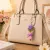 Handmade Crochet Tulip Bouquet Keychain for Bags & Keys | Cute Floral Charm | 10cm