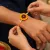 Handmade Crochet Sunflower Rakhi with Pearl Beads | Soft Woolen Rakhi | PahadiKala