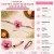 Handmade Crochet Pink Teddy Bear Rakhi with Pearl Beads | Soft Woolen Rakhi 30cm
