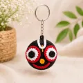 Handmade Crochet Jagannath Face Keychain for Bags & Keys | Cute Woolen Charm