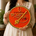 Handmade Lippan Art Wall Decor | Traditional Home Decoration 19cm