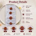 Handmade Aipan Uttarakhand Rakhi Set of 4 | Traditional Rakhi