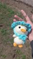 Handmade Crochet Cute Duck Keychain | Amigurumi Duck Bag Charm | 8cm