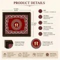 Aipan Lakshmi Charan Wall Frame | Traditional Folk Art
