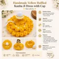Yellow Crochet Peethambara Dress for Laddu Gopal Size 0 | Kanha Ji Outfit
