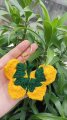 Handmade Crochet Butterfly Keychain 6cm Cute Bag Charm Gift-6cm