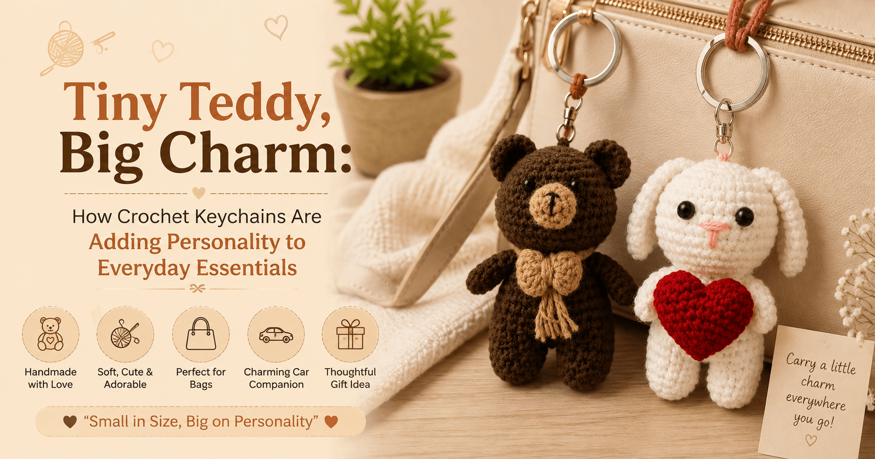 Tiny Teddy, Big Charm: How Crochet Keychains Are Adding Personality to Everyday Essentials