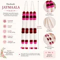 Handmade Woolen Jaymaala Set of 2 | 34 Inch Wedding Garland