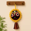 Handmade Crochet Jagannath Ji Bag Charm – 5 Inch