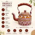 Hand-Painted Aipan Art Decorative Kettle | PahadiKala
