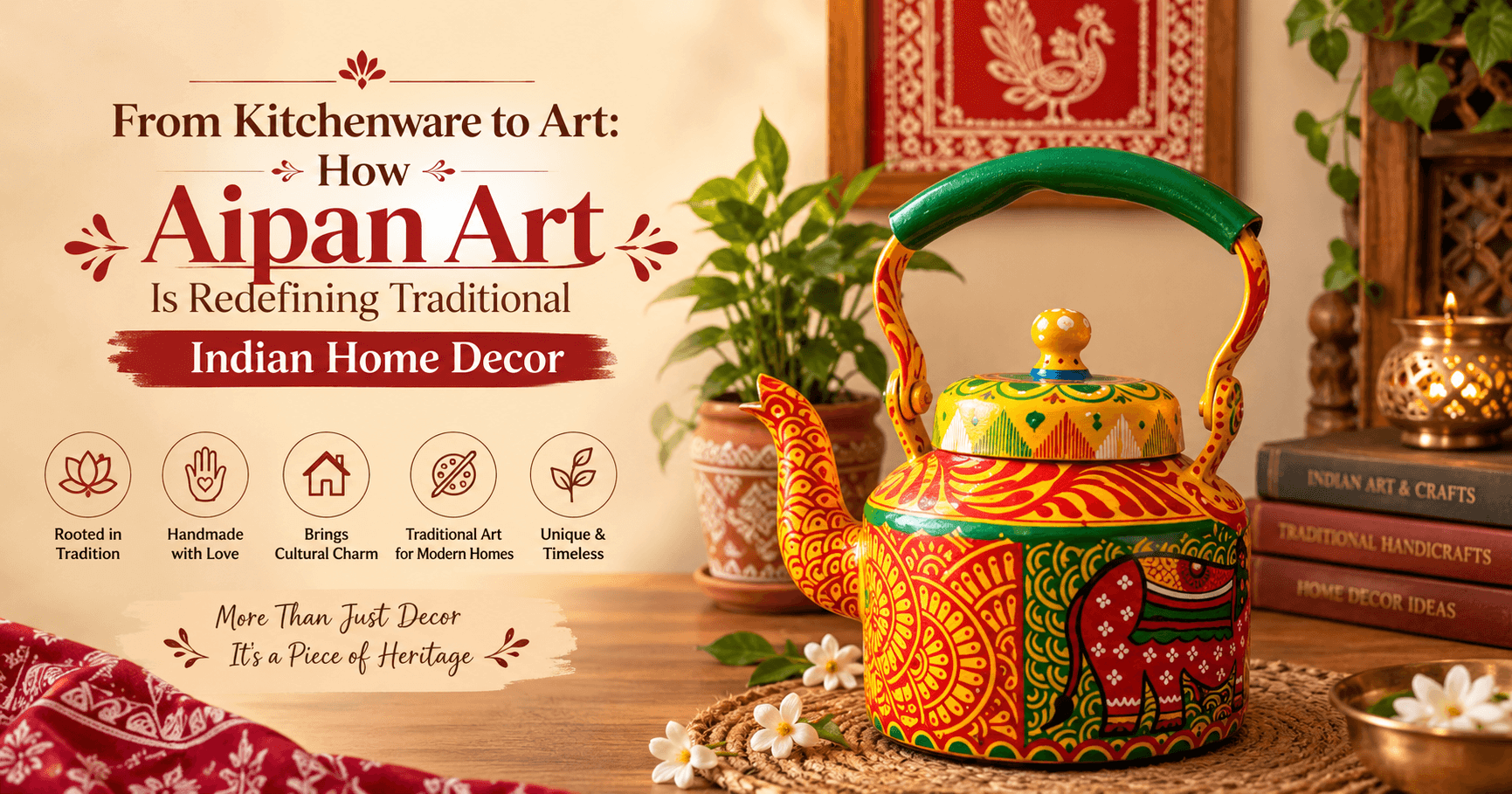 From Kitchenware to Art: How Aipan Art Is Redefining Traditional Indian Home Decor