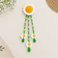 Handmade Crochet Daisy Flower Hair Clip | Floral Hair Accessory