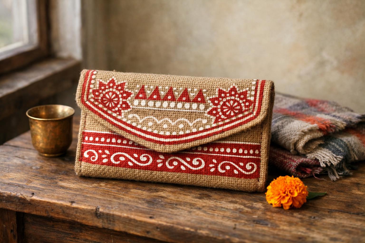 Aipan Art Jute Purses: Carrying a Piece of Pahadi Craft