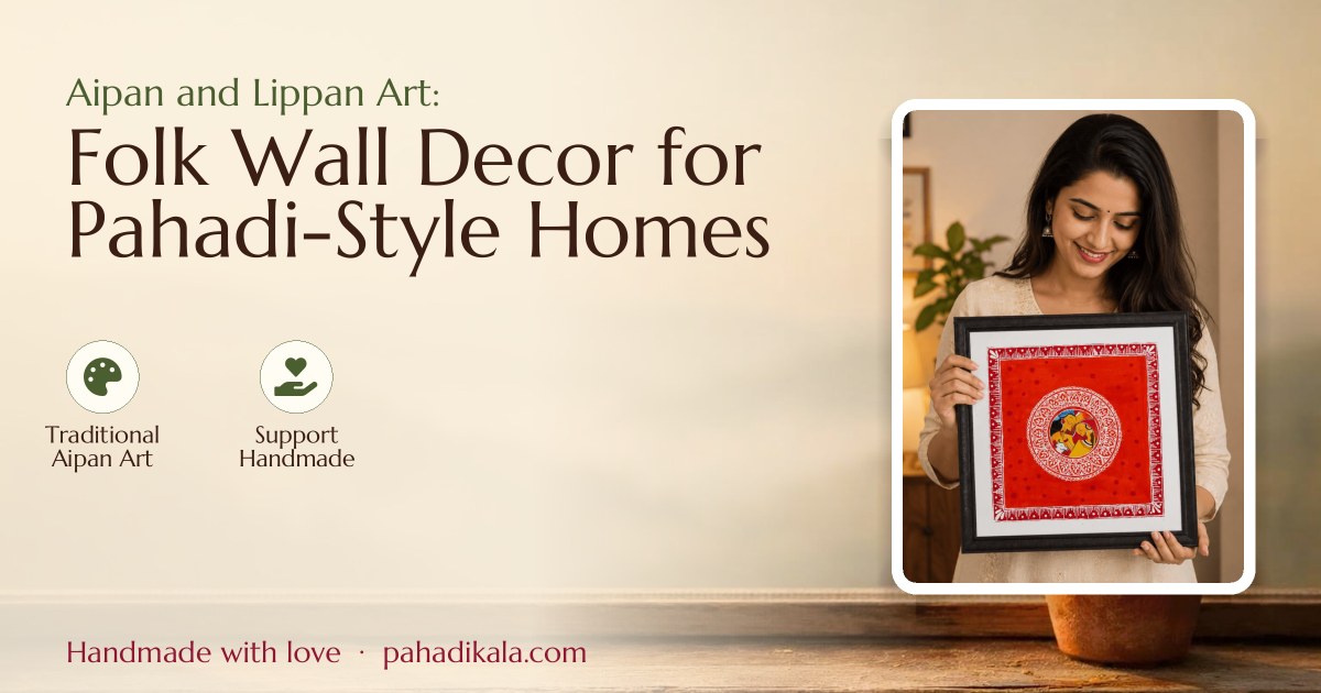 Aipan and Lippan Art: Folk Wall Decor for Pahadi-Style Homes