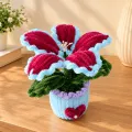Handmade Pipe Cleaner Flower Pot 13 cm | Pahadikala