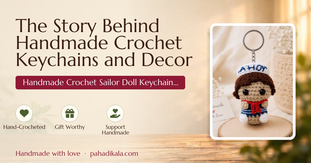 The Story Behind Handmade Crochet Keychains and Decor
