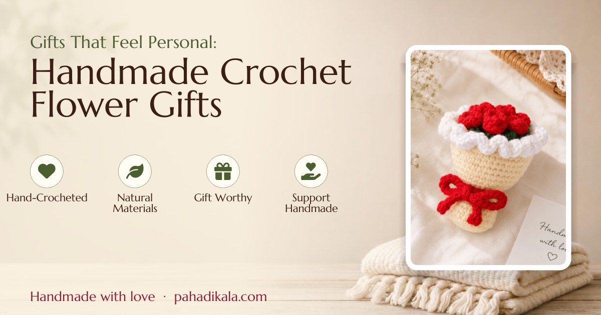 Gifts That Feel Personal: Handmade Crochet Flower Gifts